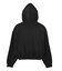 STUDDED LOGO ZIP UP SWEAT HOODIE