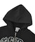 STUDDED LOGO ZIP UP SWEAT HOODIE