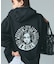 CIRCLE MESSAGE AND FACE ZIP UP SWEAT HOODIE