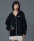 CIRCLE MESSAGE AND FACE ZIP UP SWEAT HOODIE