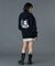 CIRCLE MESSAGE AND FACE ZIP UP SWEAT HOODIE