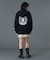 CIRCLE MESSAGE AND FACE ZIP UP SWEAT HOODIE