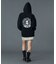 CIRCLE MESSAGE AND FACE ZIP UP SWEAT HOODIE
