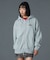 CIRCLE MESSAGE AND FACE ZIP UP SWEAT HOODIE