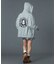 CIRCLE MESSAGE AND FACE ZIP UP SWEAT HOODIE