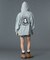 CIRCLE MESSAGE AND FACE ZIP UP SWEAT HOODIE