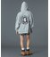CIRCLE MESSAGE AND FACE ZIP UP SWEAT HOODIE