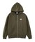 CIRCLE MESSAGE AND FACE ZIP UP SWEAT HOODIE
