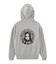 CIRCLE MESSAGE AND FACE ZIP UP SWEAT HOODIE