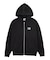CIRCLE MESSAGE AND FACE ZIP UP SWEAT HOODIE