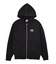 CIRCLE MESSAGE AND FACE ZIP UP SWEAT HOODIE