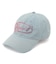 RHINESTONE OVAL LOGO 6PANEL DENIM CAP