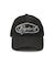 RHINESTONE OVAL LOGO 6PANEL DENIM CAP