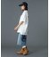 RHINESTONE OVAL LOGO 6PANEL DENIM CAP