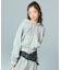 PIGMENT DYED SCRIPT LOGO COMPACT ZIP UP SWEAT HOODIE
