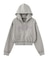 PIGMENT DYED SCRIPT LOGO COMPACT ZIP UP SWEAT HOODIE