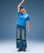 FADED 2WAY WIDE LEG DENIM CARGO PANTS