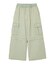 FADED 2WAY WIDE LEG DENIM CARGO PANTS