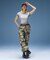 FADED FACE LABEL EASY PANTS