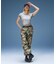 FADED FACE LABEL EASY PANTS