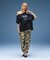 FADED FACE LABEL EASY PANTS