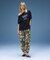 FADED FACE LABEL EASY PANTS