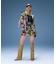 HIBISCUS CAMOUFLAGE ZIP UP SWEAT HOODIE