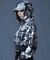 HIBISCUS CAMOUFLAGE ZIP UP SWEAT HOODIE