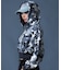 HIBISCUS CAMOUFLAGE ZIP UP SWEAT HOODIE