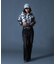 HIBISCUS CAMOUFLAGE ZIP UP SWEAT HOODIE