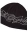 RHINESTONE DECORATIVE SCRIPT LOGO BEANIE