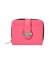 HEART AND WING EMBLEM FAUX LEATHER WALLET