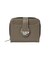 HEART AND WING EMBLEM FAUX LEATHER WALLET