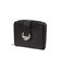 HEART AND WING EMBLEM FAUX LEATHER WALLET