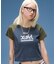 NYC MILLS LOGO RAGLAN S/S BABY TEE