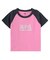 NYC MILLS LOGO RAGLAN S/S BABY TEE