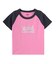 NYC MILLS LOGO RAGLAN S/S BABY TEE