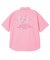 STRIPED RHINESTONE S/S SHIRT