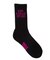 HEAVY BLOCK LOGO RIBBED SOCKS