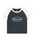 GLOW METAL OVAL LOGO RAGLAN S/S BABY TEE