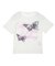SCRIPT LOGO AND BUTTERFLY MESH S/S BABY TEE