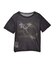 SCRIPT LOGO AND BUTTERFLY MESH S/S BABY TEE