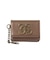 METAL XG EMBLEM FAUX LEATHER CARD CASE
