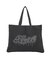 RHINESTONE LOGO BIG TOTE BAG