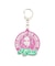 CHEERFUL LOGO AND FACE RUBBER KEY CHARM