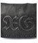 XG LOGO PATCH STUDDED FAUX LEATHER SHOULDER BAG