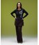 LAYERED STYLE VELOUR PANTS