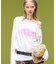 SCRIPT LOGO ONE SHOULDER L/S TEE