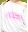 SCRIPT LOGO ONE SHOULDER L/S TEE