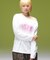 SCRIPT LOGO ONE SHOULDER L/S TEE